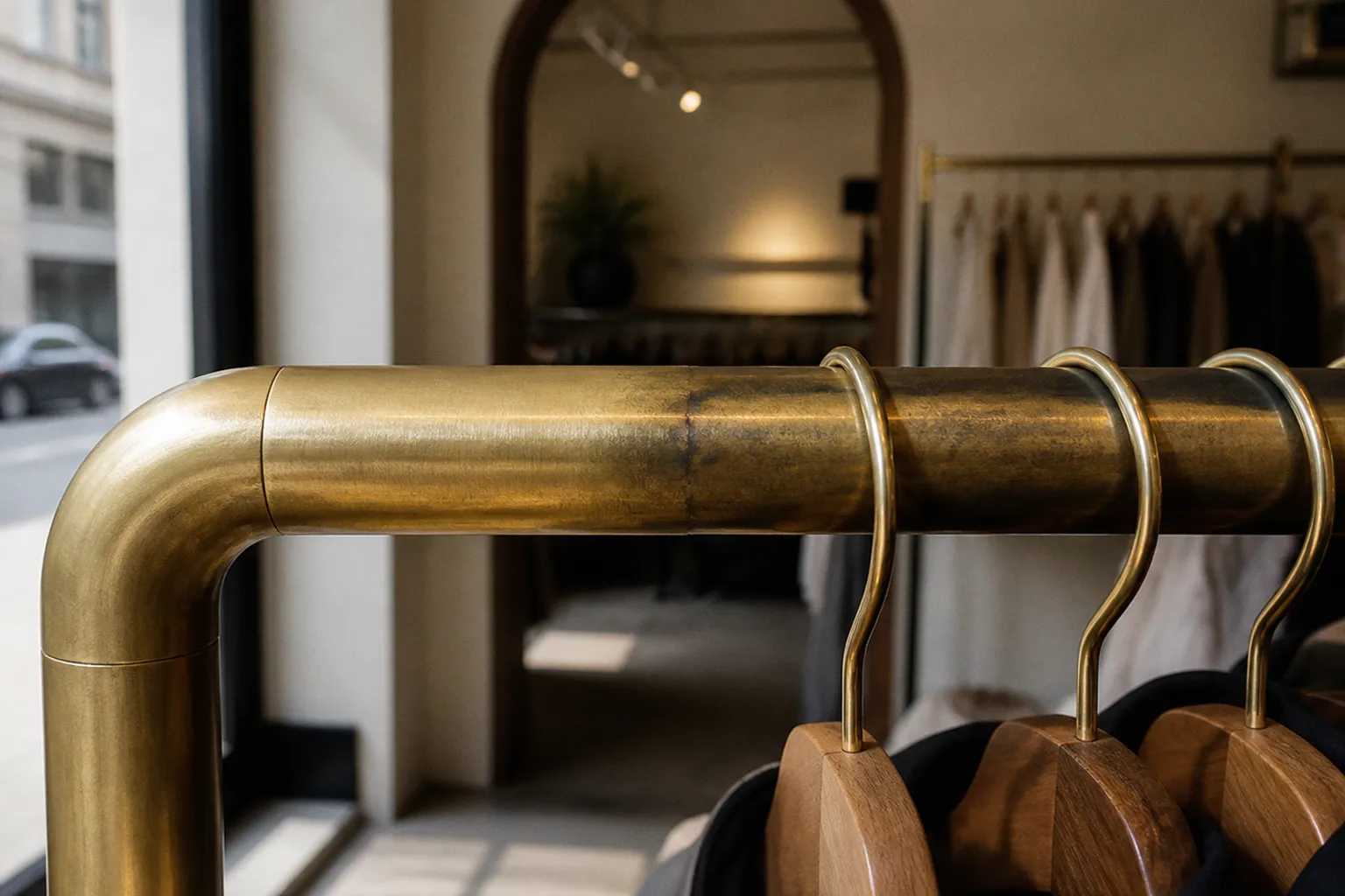 Brushed brass racks: does lacquer prevent tarnishing?