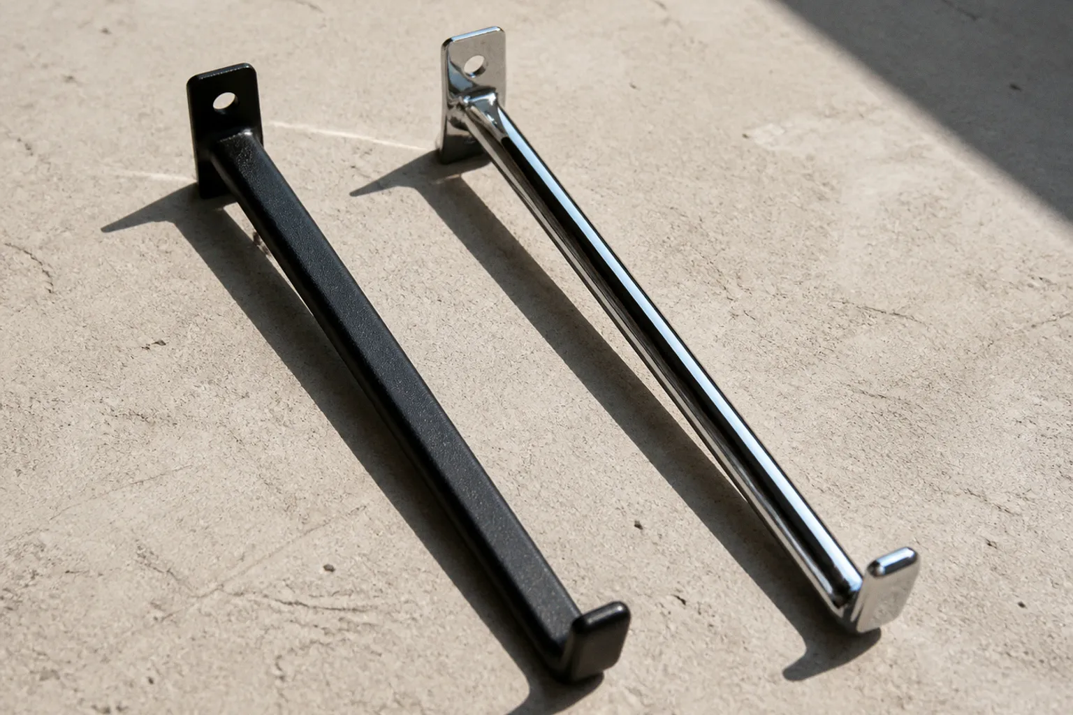 Powder coating vs electroplating for retail display racks